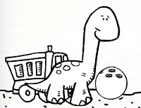 Doodle Dino Bowl